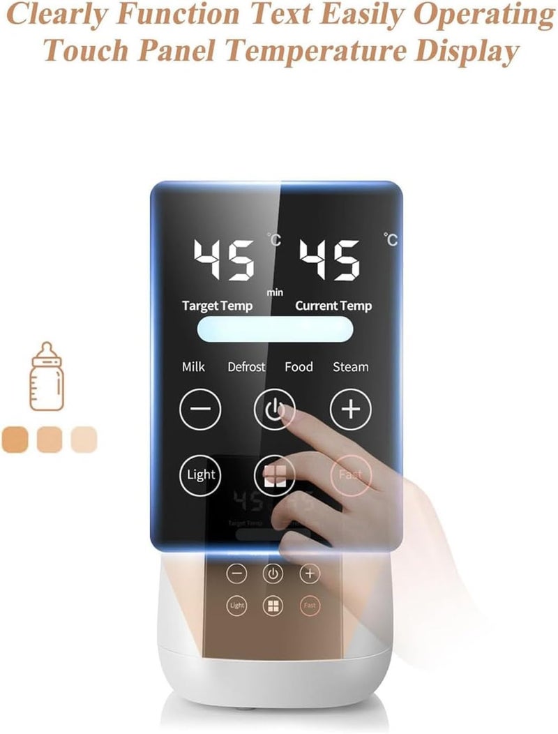 MarlaMall 9-in-1 Fast Baby Bottle Warmer with 48H Thermostat and Accurate Temperature Control - Image 4
