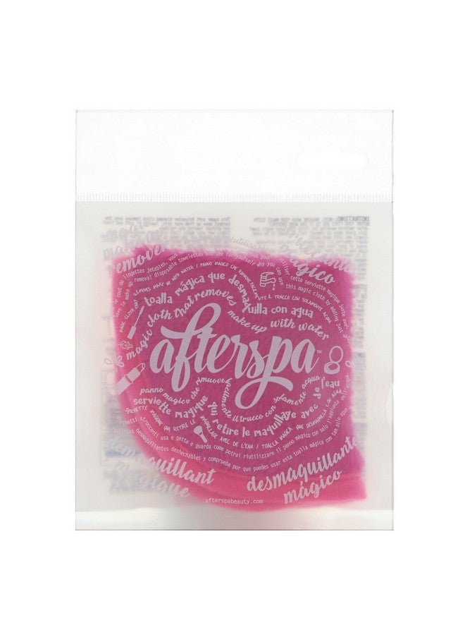 afterspa Magic Make Up Remover Reusable Cloth Mini Pink 1 Cloth - Image 1