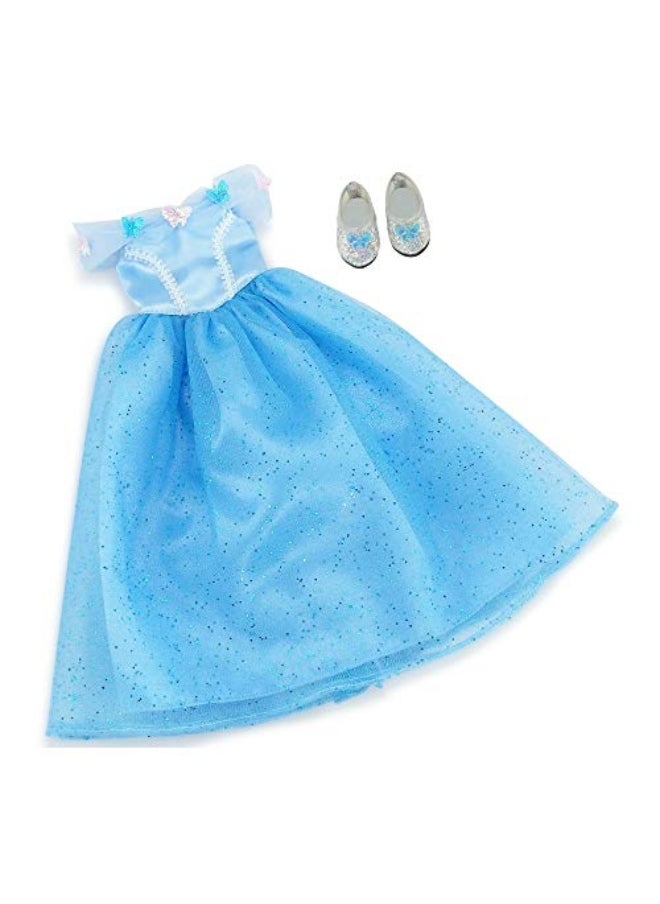 Emily Rose Emily Rose 14 Inch Doll Princess Value Bundle | 14" Doll 9 Piece Dress Set, Includes Favorite Make Believe Characters - Inspired Costumes | Compatible with 14.5" Wellie Wishers and Glitter Girls Dolls  - Image 4