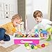 Doloowee Color Changing Kitchen Sink ToysElectric Dishwasher Playing Toy Play Sink for Kids 35 with Running WaterUpgraded Faucet and Play DishesPretend Play Kitchen Toys for Kids Boys GirlsPink - Image 4