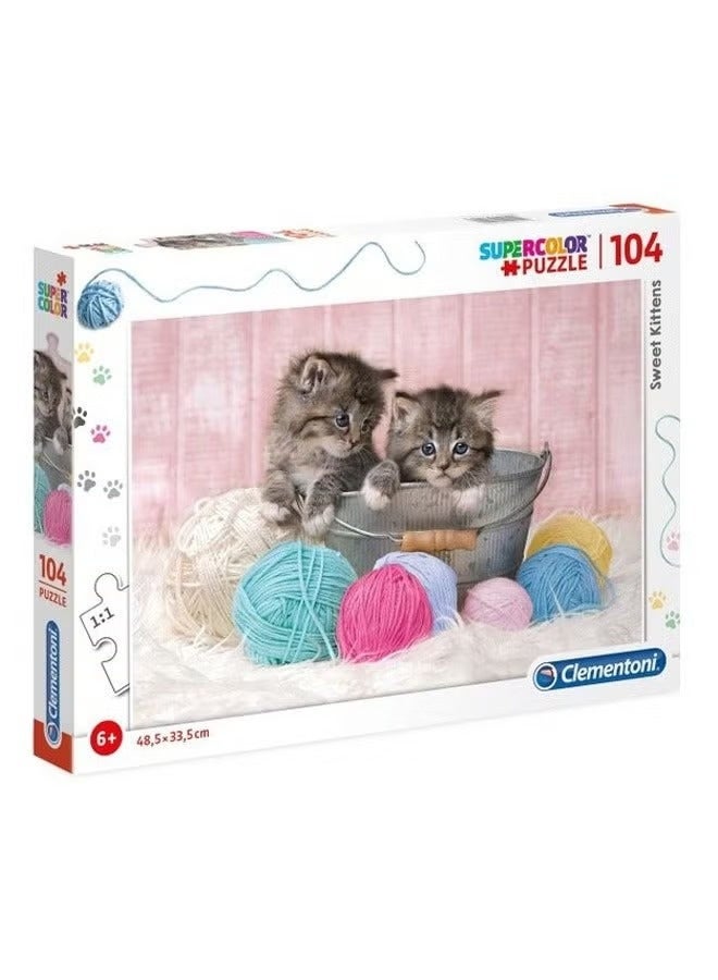 Clementoni Jigsaw Puzzle for Kids & Adults – Disney Frozen 2 & Sweet Kittens, 60 / 104 / 1000 Pieces, Educational & Fun Puzzle Game - Image 4