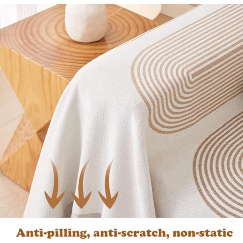 Double Sided Chenille Sofa Cover, Stylish Furniture Cover Towel, Material Four Seasons Available Both Sides B, 180*230 - Image 5