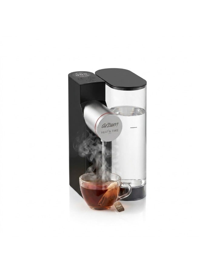 Arzum Instant Hot Water Dispenser AR3155-0154 2.5L 1600W Digital Touch Control Adjustable Temperature Black AR3155-0154 black - Image 1
