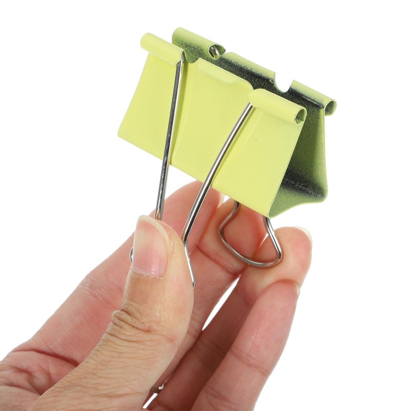 24 Pcs 2 Inch Colorful Metal Jumbo Binder Clips for Office School and Teacher Use - Image 5