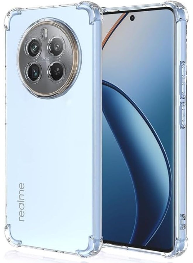 Case for Realme P1 Pro 5G, Transparent Anti-Shock Case with Corner Bumper Cushion, Soft TPU Silicone Slim Case - Image 3