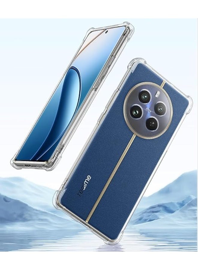 Case for Realme P1 Pro 5G, Transparent Anti-Shock Case with Corner Bumper Cushion, Soft TPU Silicone Slim Case - Image 5