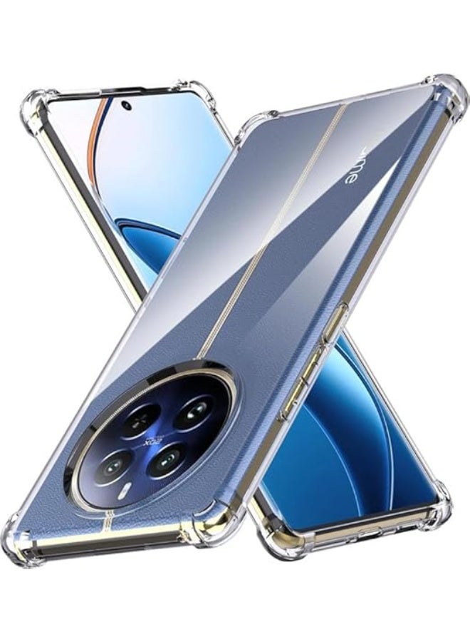 Case for Realme P1 Pro 5G, Transparent Anti-Shock Case with Corner Bumper Cushion, Soft TPU Silicone Slim Case - Image 4