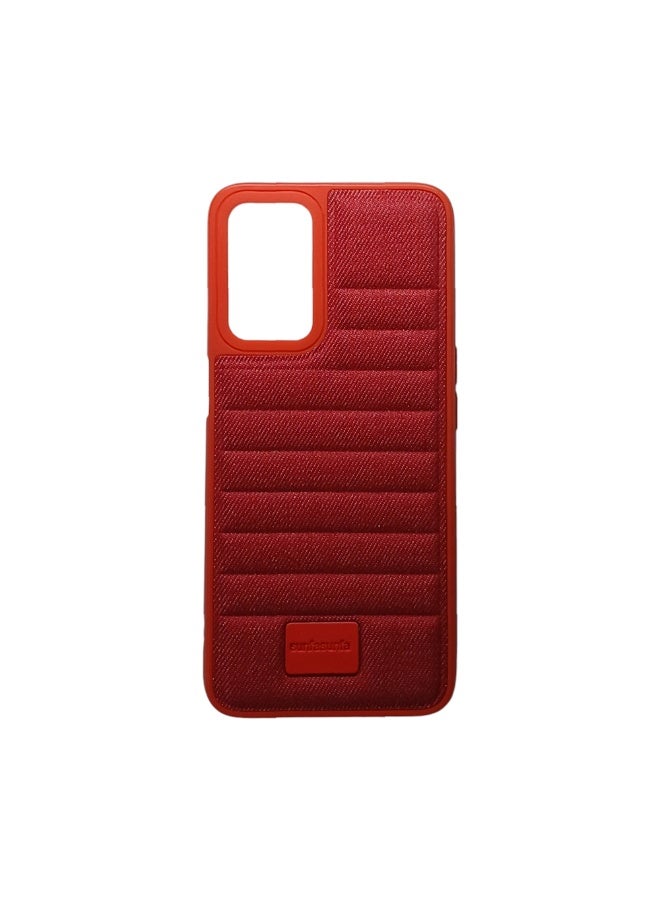 Phone Back Cover  leather for Samsung Galaxy A55 red - Image 1