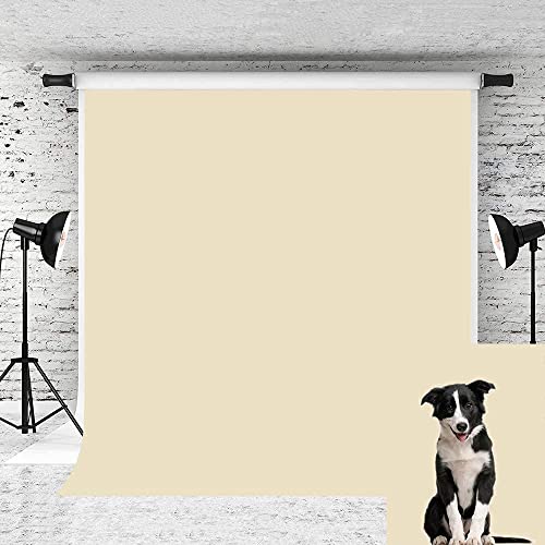 HomeArt 8x12 Ft. Wrinkle-Free Beige-Skin Backdrop Background Screen Curtain for Product Photography, Photoshoot, Video Production, YouTube Live Streaming, VFX Editing, Instagram Reels - Image 5