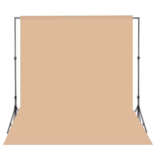 HomeArt 8x12 Ft. Wrinkle-Free Beige-Skin Backdrop Background Screen Curtain for Product Photography, Photoshoot, Video Production, YouTube Live Streaming, VFX Editing, Instagram Reels - Image 1