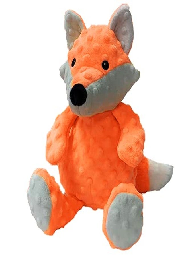 Pet Lou PETLOU Dog Plush Toys,Interactive Stuffed Dog Squeaky Toys Chew Dog Toys for Medium Dog Small Large Dogs,Dotty Friends Dog Toy (12 INCH, Dotty Friends-Fox) - Image 3