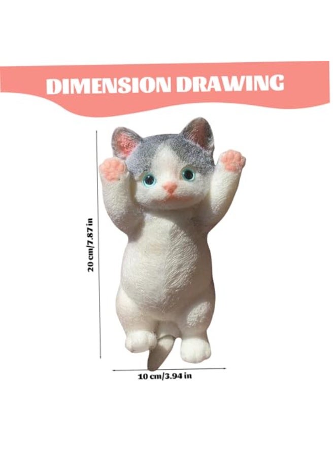 Kawaii Cat Fidget Toy, Soft 3D Stress Relief Sensory Squeeze Toy for Kids & Adults, 8 x 4 Inch - Image 5