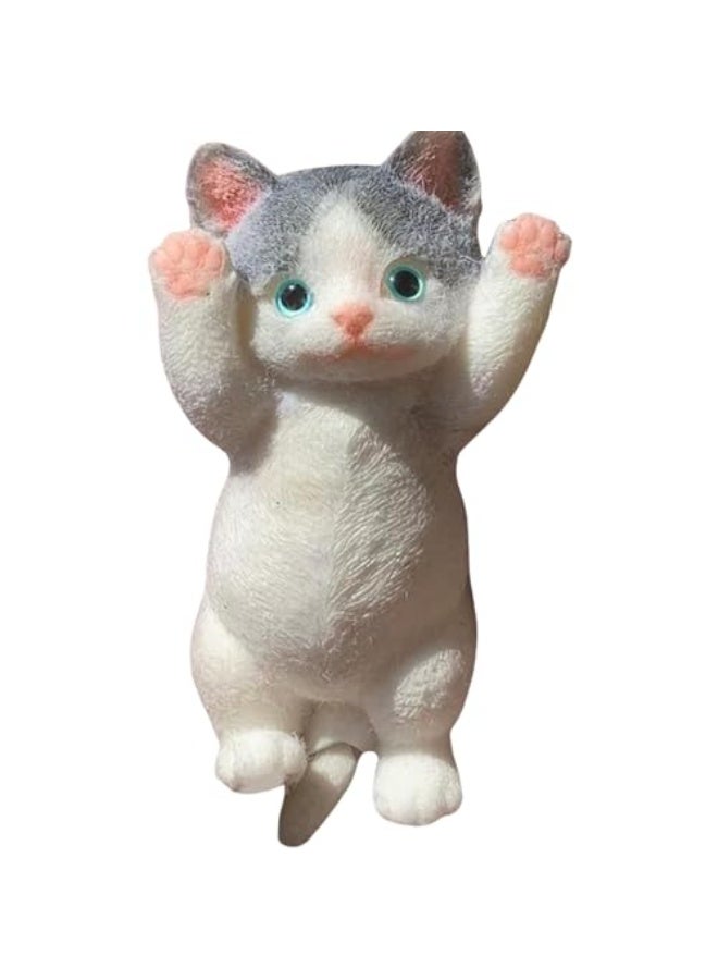 Kawaii Cat Fidget Toy, Soft 3D Stress Relief Sensory Squeeze Toy for Kids & Adults, 8 x 4 Inch - Image 2
