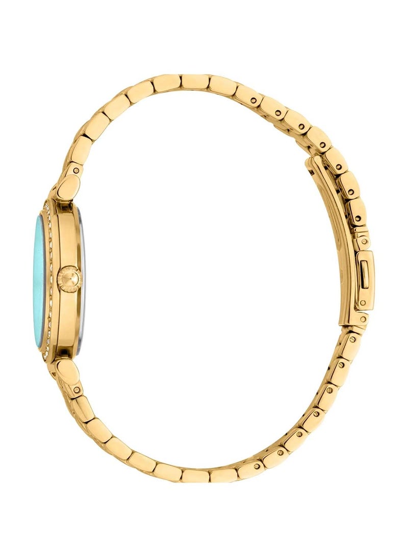 Just Cavalli ساعة يد نسائية دائرية الشكل من الفولاذ المقاوم للصدأ JC1L273M0065 - 30 مم - Image 2