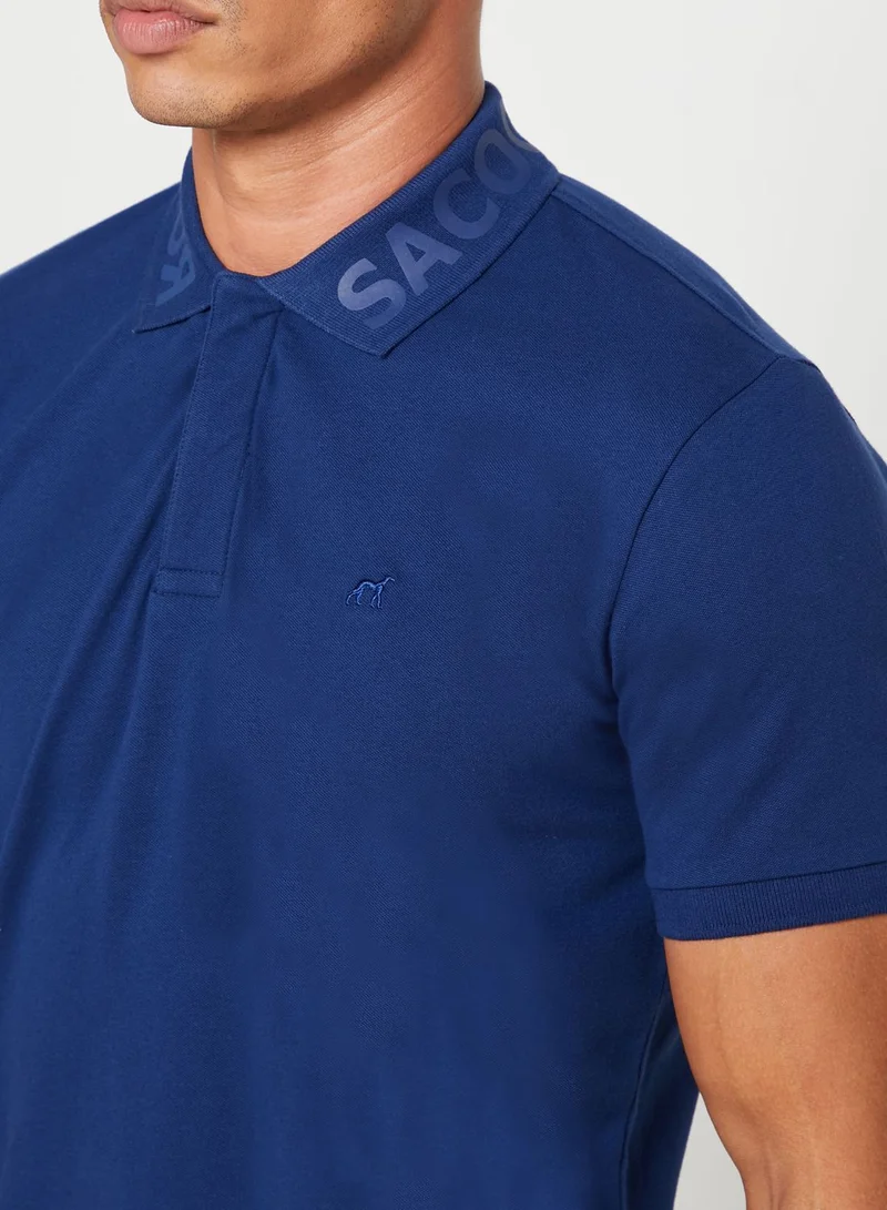 Sacoor Brothers Essential Slim Fit Polo