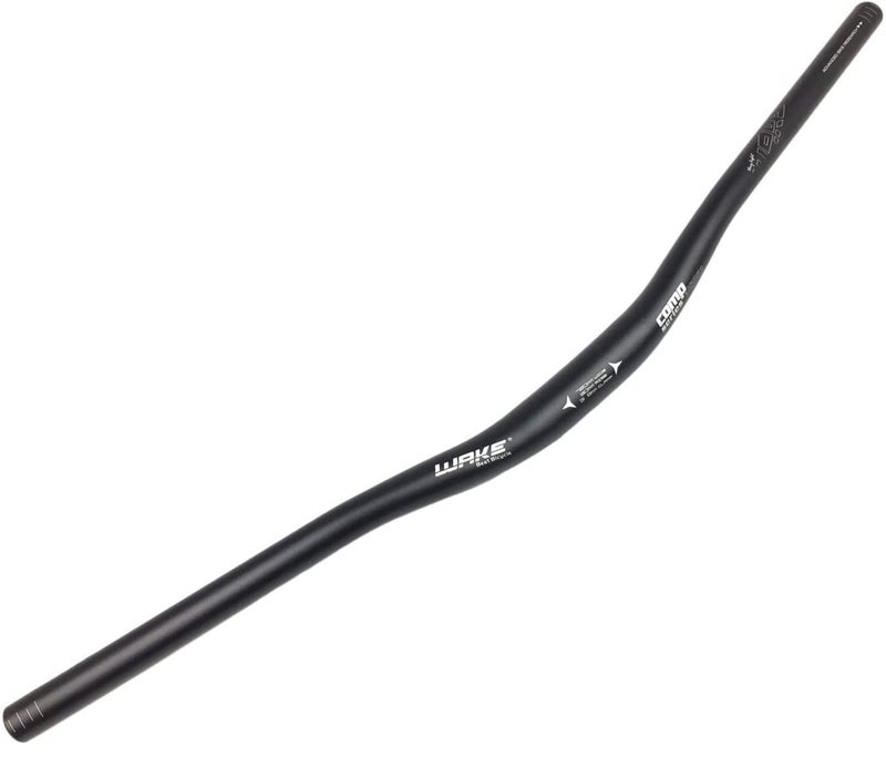 BNVB Wake 31.8mm MTB Mountain Bike Handlebar, Aluminum Alloy Mountain Bike Bicycle Riser Handlebar Extra Long 720/780mm with Paint Matte Surface (Black, 720mm) - Image 1