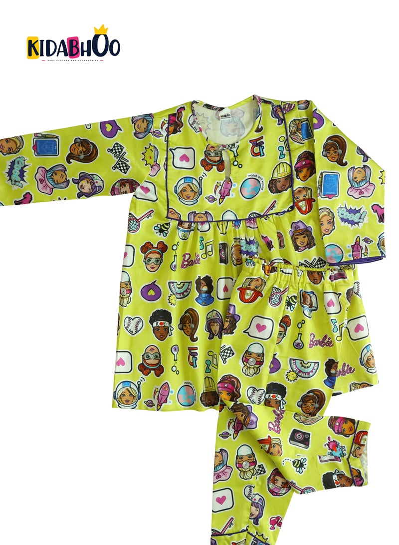 كيدابهو طقم بيجامات للأطفال - مغامرة الخيال العلمي 2 قطعة - Image 1