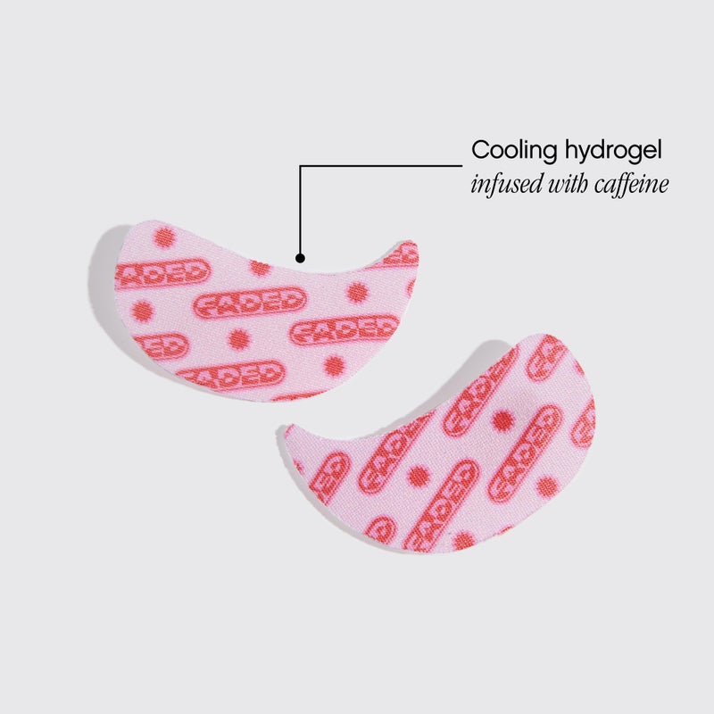 Topicals Faded Brightening Under Eye Masks | Patches to Depuff, Hydrate, Brighten and Cool | Reduce Dark Circles and Fine Lines | Contains Kojic Acid, Caffeine and Niacinamide (Set of 6) - Image 4