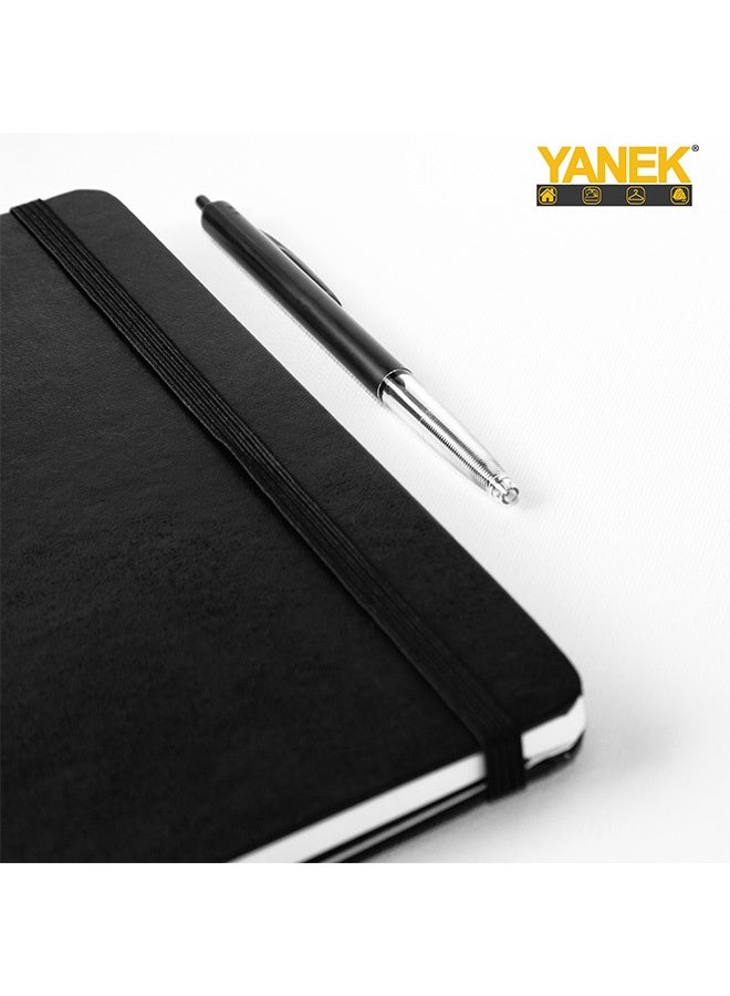 Yanek A5 Lined Notebook - Hardcover, 80 sheet/160 pages, Writing Pad for Notes, Journals, Sketches, School, Office, and Personal Use - Durable, Portable, Pack of 1 - Image 5