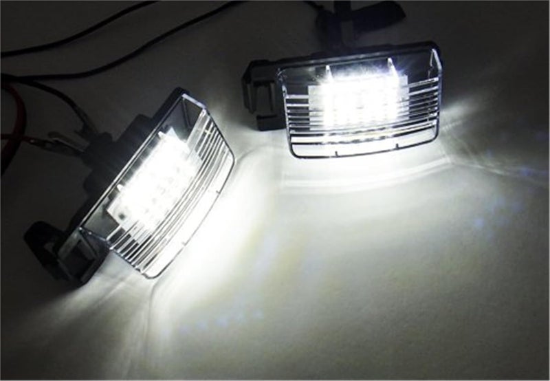 QASULER 2x LED License Plate Light for Various Nissan Models - Image 3