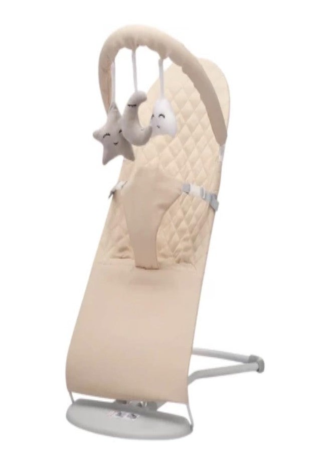 Richtots Premium Dream-On Infant Natural Swing Bouncer | Compact, Foldable and Multi Recline Back | with Removable Toybar/Fidget Bar 0-9 Months (Multicolour) - Image 1