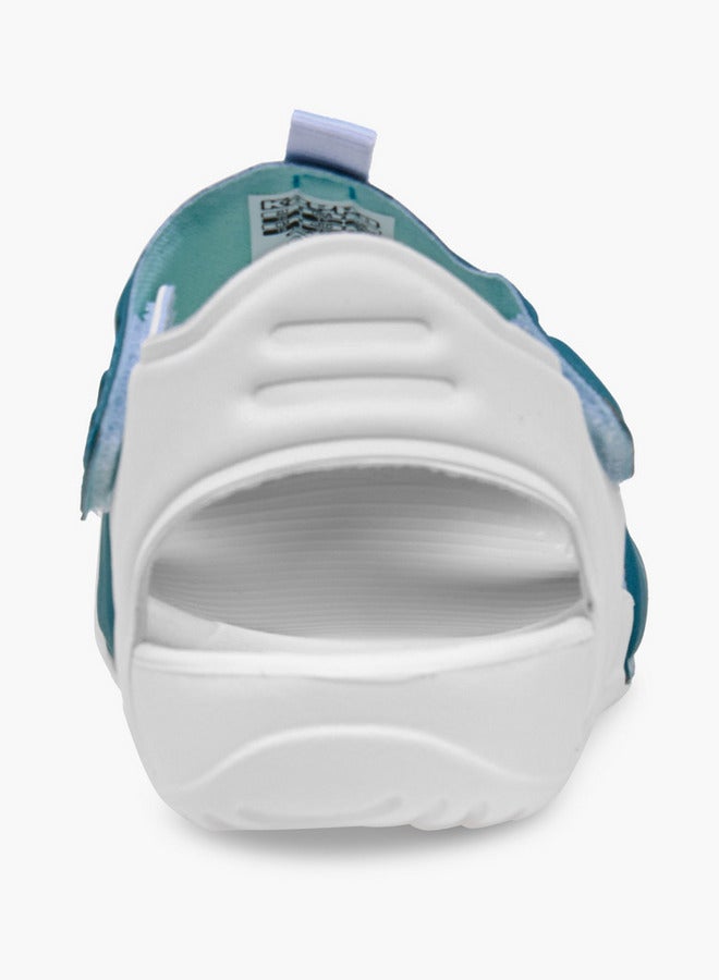 Kappa Girls' Perforated Sandals with Hook and Loop Closure - Image 5