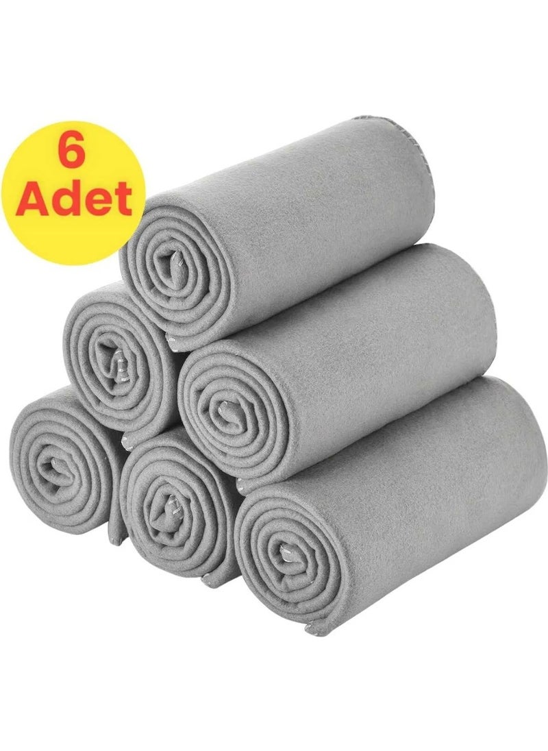 Trenderrs Cafe Restaurant 1,.quality Fleece Shawl 6 Pieces 70 x 180 cm  - Image 1