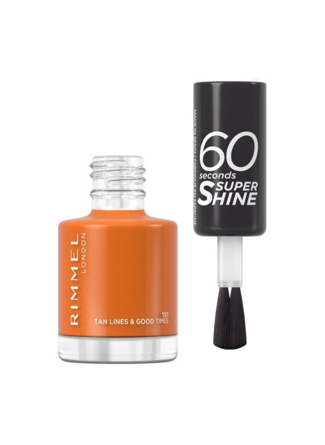 RIMMEL LONDON طلاء أظافر لمدة 60 ثانية 151  - Image 1