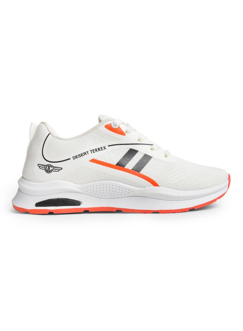 Desert Men's Sportive Knit Sneakers – Stylish Printed Design. - Image 1