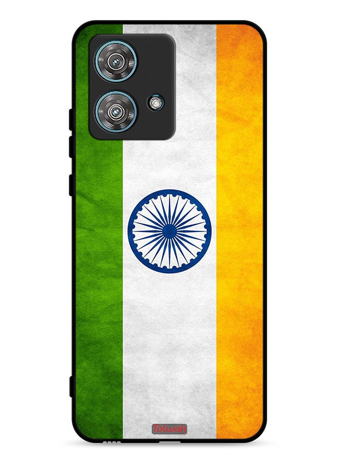 Tolwak Motorola Edge 40 Neo 5G Protective Case Cover Luminous Indian Flag - Image 1