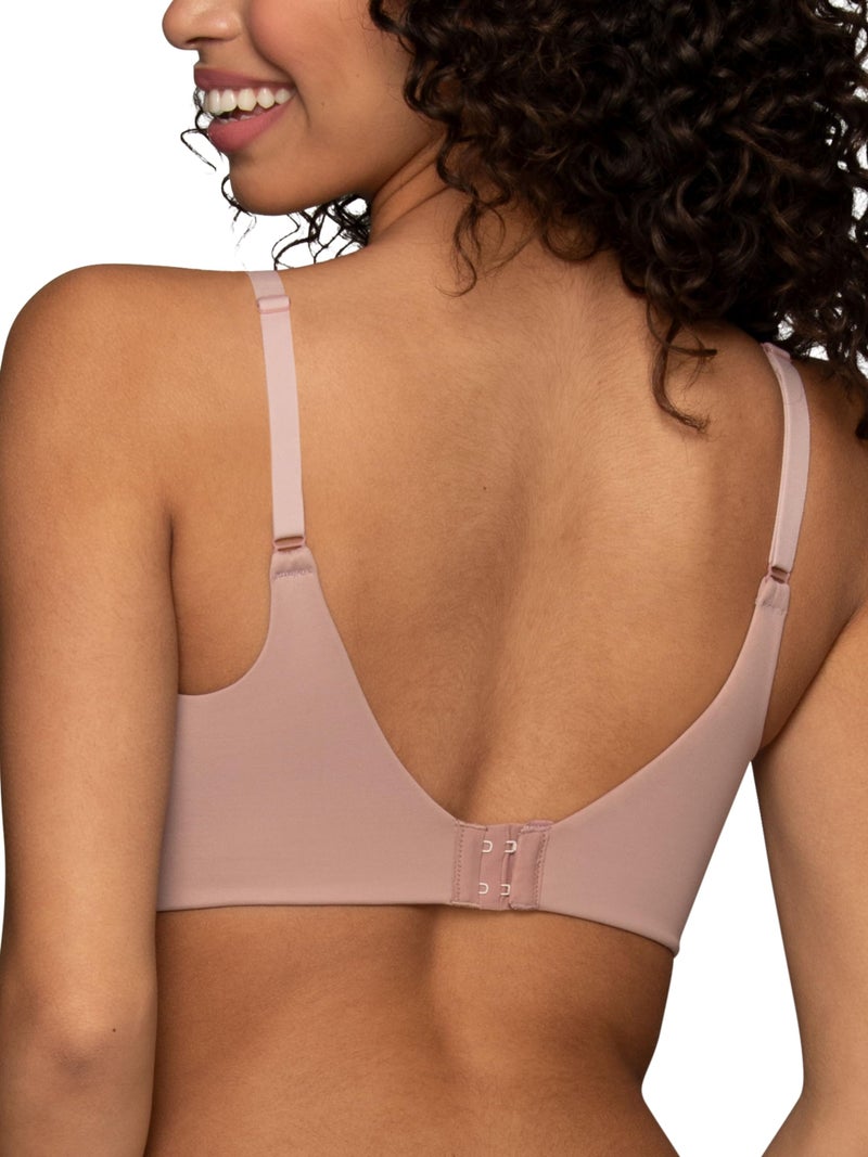 Vanity Fair Women's Wireless Bra, Soft Smoothing Fabrics & Breathable Cups, Simple Sizing Available S-3XL, Baked Blush - Image 3