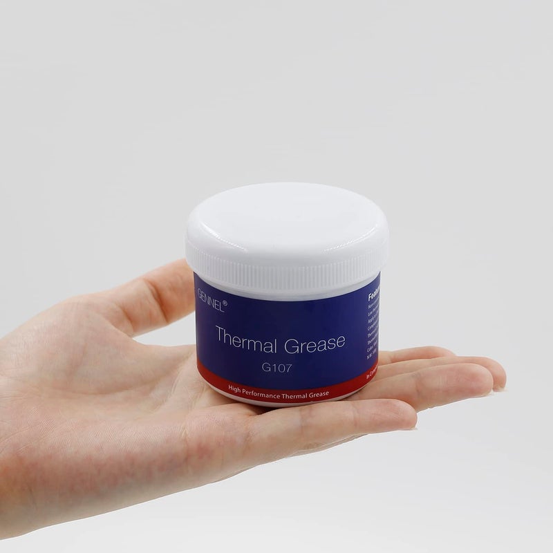 GENNEL G107 100Grams Silver Thermal Paste, High Performance Thermal Conductive Compound Grease, Heatsink Paste for CPU GPU LED IC PS4 Xbox Ovens - Image 4