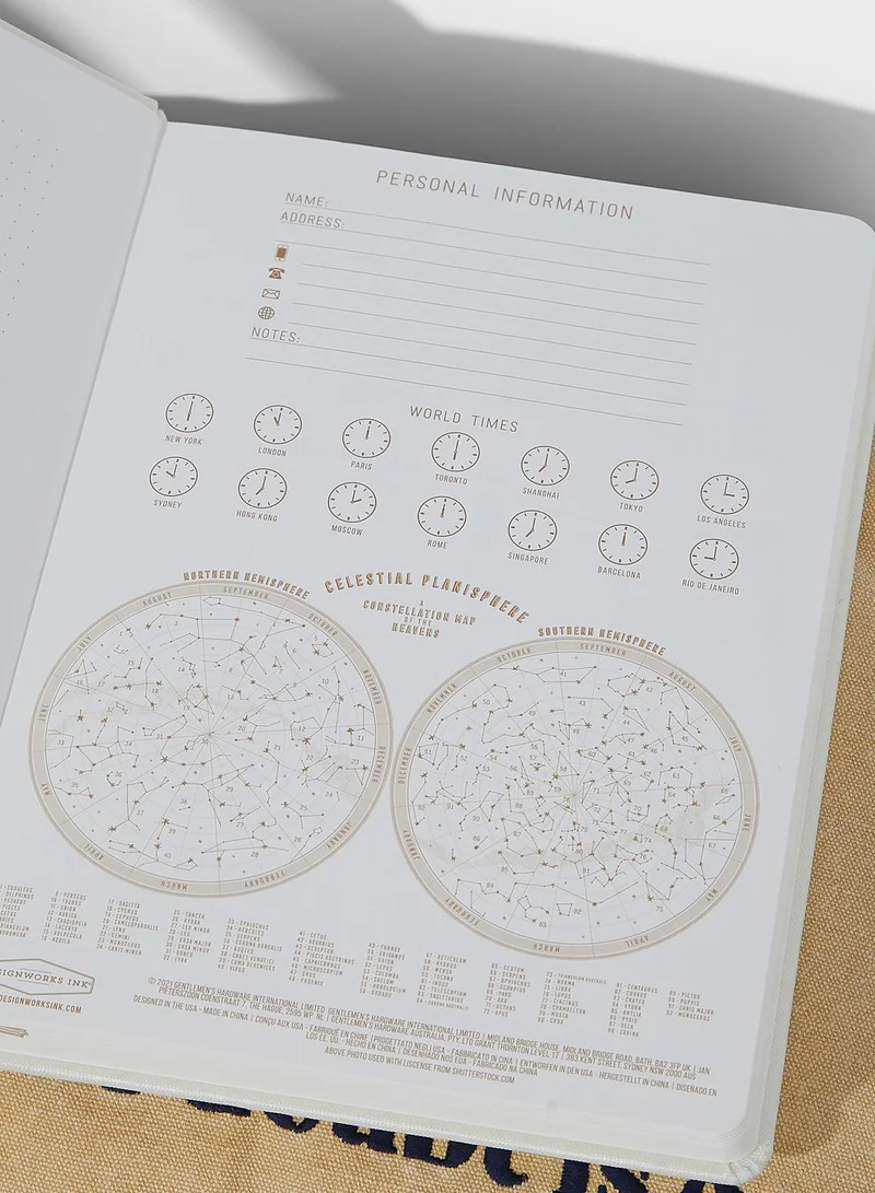 DesignWorks Ink Jumbo Journal - La Lune