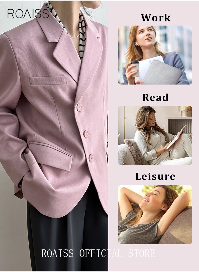 Women's White Suits Long Sleeve Blazer Office Women's Wear Thin Casual Design Women's Blazers Lapel Long Sleeve Button Casual Business - pzsku/Z1E26B2EE072CEC76A8F8Z/45/_/1730428637/019ac876-0e6b-4783-9d89-1d4ae92e6dc9