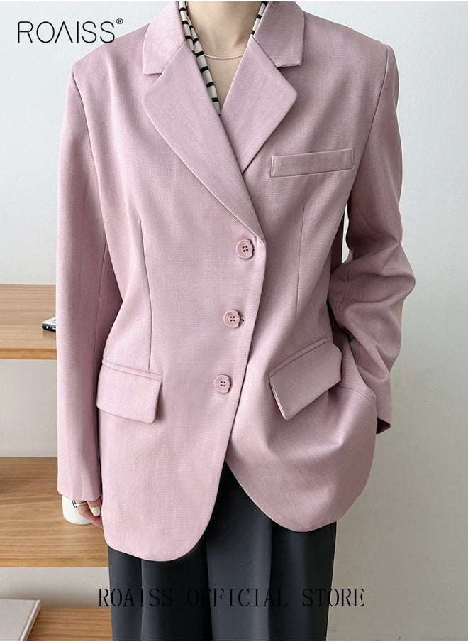 Women's White Suits Long Sleeve Blazer Office Women's Wear Thin Casual Design Women's Blazers Lapel Long Sleeve Button Casual Business - pzsku/Z1E26B2EE072CEC76A8F8Z/45/_/1730428640/03ce8d92-3d9c-4ea5-879c-53350ff7dc62