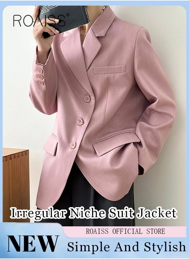 Women's White Suits Long Sleeve Blazer Office Women's Wear Thin Casual Design Women's Blazers Lapel Long Sleeve Button Casual Business - pzsku/Z1E26B2EE072CEC76A8F8Z/45/_/1730428644/0d7ed99a-8ace-410b-8ecf-15fda21ad21d