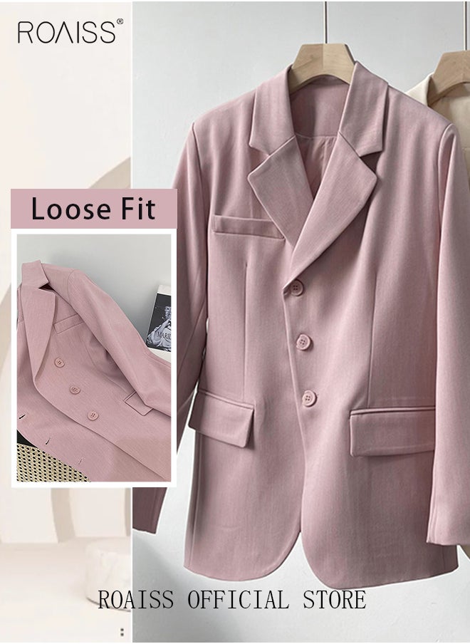 Women's White Suits Long Sleeve Blazer Office Women's Wear Thin Casual Design Women's Blazers Lapel Long Sleeve Button Casual Business - pzsku/Z1E26B2EE072CEC76A8F8Z/45/_/1730428645/bb697155-8a39-4bff-95df-5742414a713b