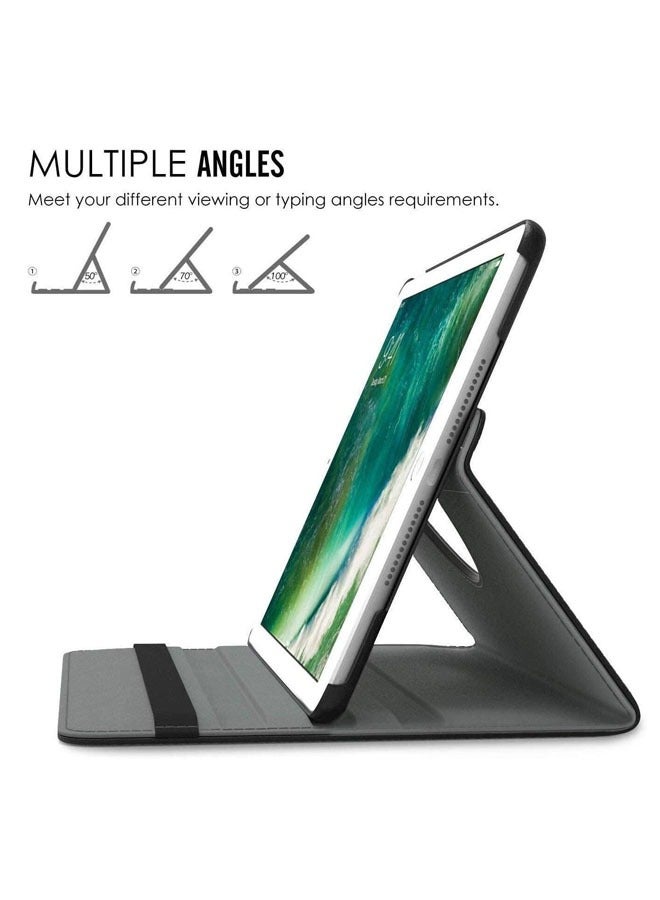 EYE CATCH iPad 9.7 2018 2017 / iPad Air 2 Case / - 360 Degree Rotating Stand Protective Cover with Auto Sleep Wake for iPad 9.7 inch (6th Gen, 5th Gen) / iPad Air 1 / iPad Air 2 - Image 2