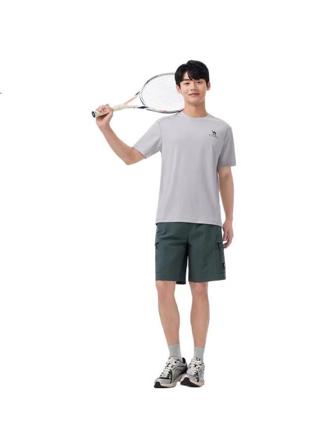 camel Women'S Quick-Dry Short Sleeve T-Shirt Thin Summer Round Neck Breathable Sweat-Absorbing Running Fitness Sports Casual Top M - Image 3