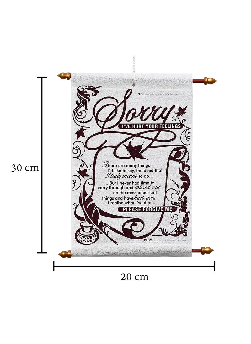 Saugat Traders Saugat Traders Sorry Gift - Sorry Scroll Card - Gift for Girlfriend - Boyfriend - Apology Gifts For Husband - Wife - Friend  - Image 3