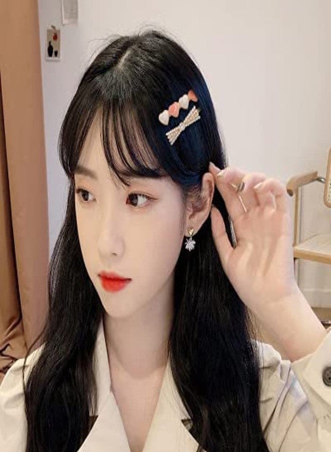 trendsetter مجموعة مشابك شعر نسائية أنيقة من تريند سيتر، مصنوعة من المعدن، بتصميم كوري، على شكل مشبك شعر تمساح، إكسسوارات شعر لجميع الفئات العمرية من النساء والفتيات (التصميم - 7 (عبوة من 16)) - Image 3