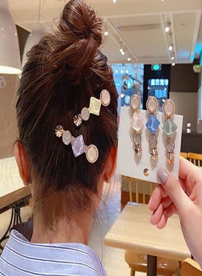 trendsetter مجموعة مشابك شعر نسائية أنيقة من تريند سيتر، مصنوعة من المعدن، بتصميم كوري، على شكل مشبك شعر تمساح، إكسسوارات شعر لجميع الفئات العمرية من النساء والفتيات (التصميم - 7 (عبوة من 16)) - Image 4