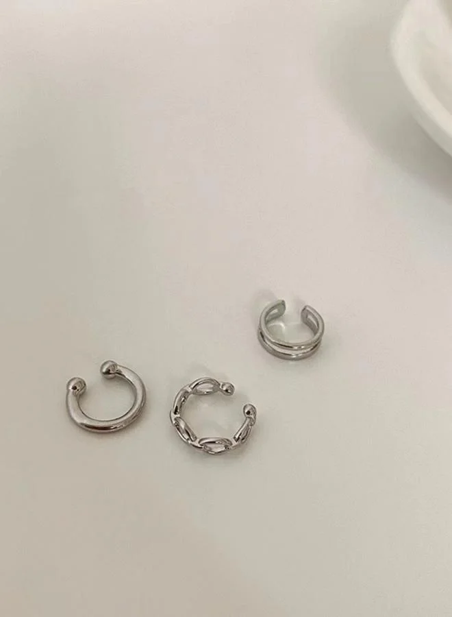 تايك تو Set of 3 - Cuff Earrings