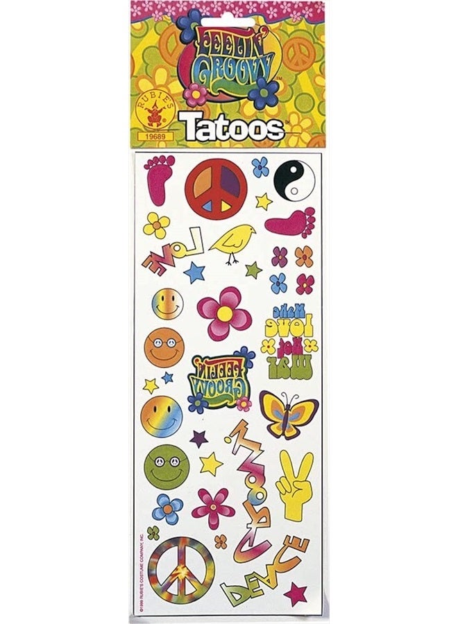 RUBIE'S Costume Co Feelin' Groovy Tattoos Costume