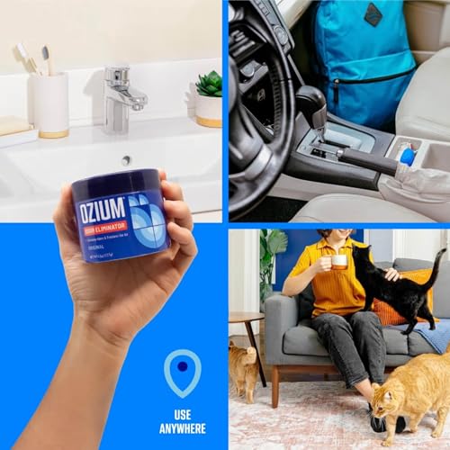 Ozium 4.5 Oz. Odor Eliminating Gel for Homes, Cars, Offices and More, That New Car Smell Scent, 2 Pack - Image 4