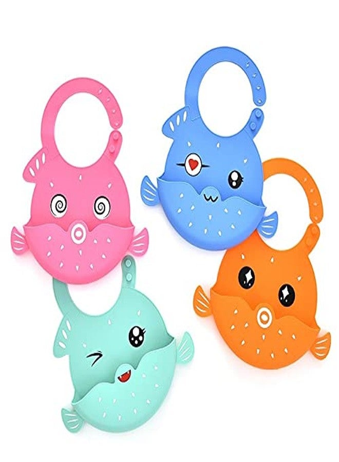 ONCARNIVAL Oncaarnival Bib for Feeding infants and Toddlers | Waterproof, Washable & Reusable|Non Messy Easy Cleaning, Adjustable Neckline with Buttons (6M to 5 Yr) Set of - 2 - Image 1