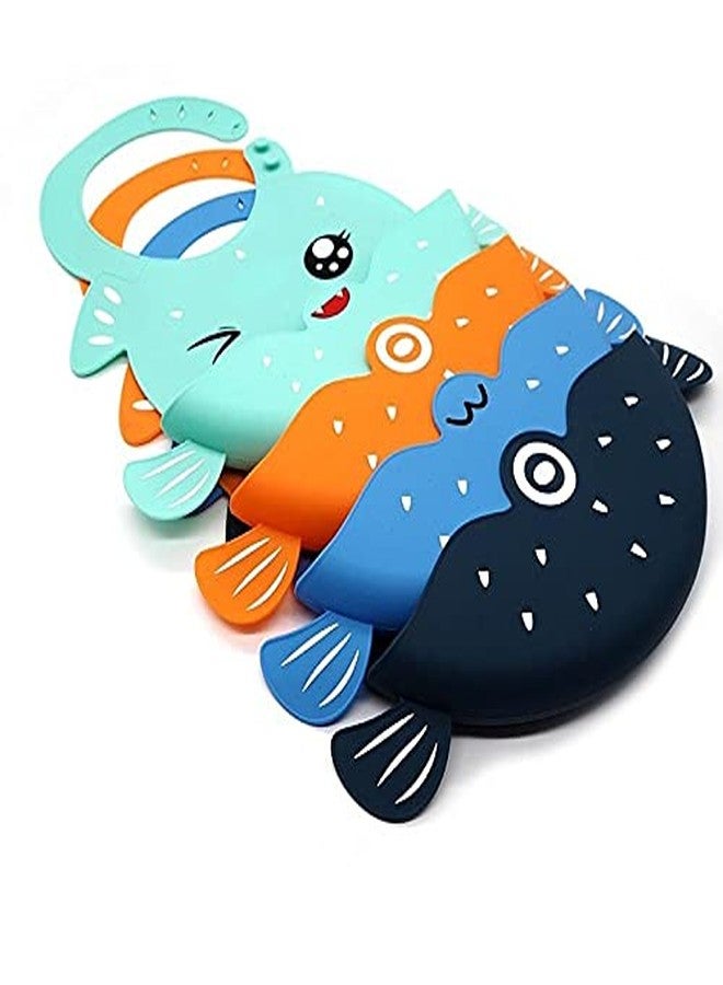 ONCARNIVAL Oncaarnival Bib for Feeding infants and Toddlers | Waterproof, Washable & Reusable|Non Messy Easy Cleaning, Adjustable Neckline with Buttons (6M to 5 Yr) Set of - 2 - Image 2