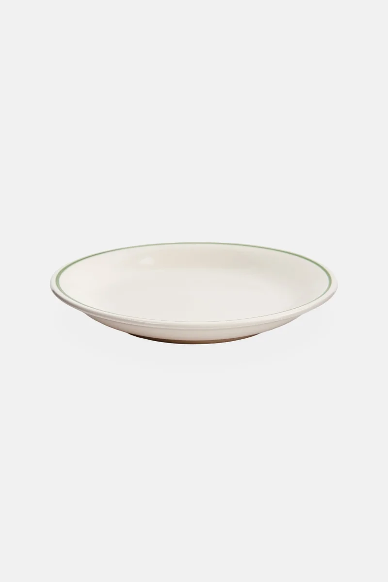 Muy Mucho Ceramic Serving Plate, Cream