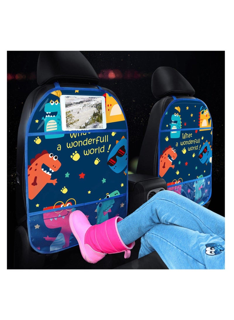 Y&D Auto Kick Mats, Seat Back Protectors For Family Road Trip, Backseat Mats Cover, Easy To Clean, Durable Material, Effective Protection, Most Sedans, Trucks, and Even Minivans  - Image 5