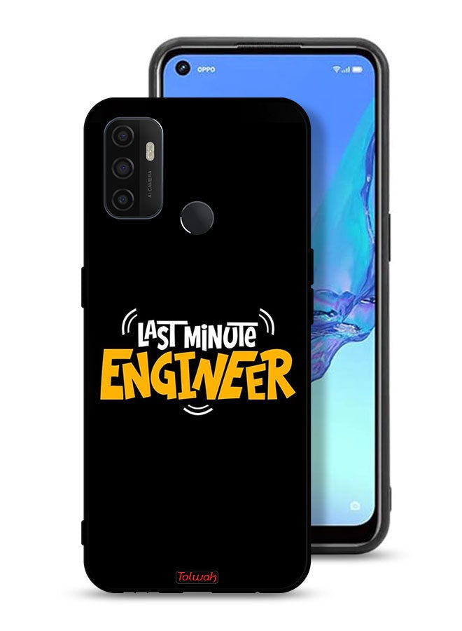 Tolwak Oppo A53s Protective Case Cover Last Minute Engineer - Image 1
